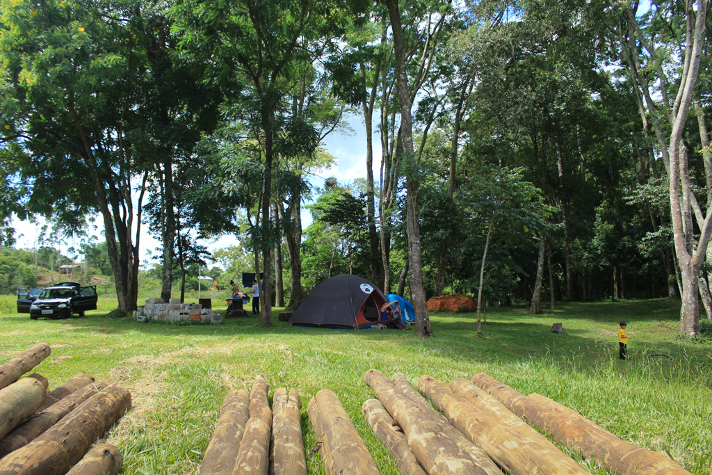 Área de Camping do sítio Santo Antônio em Faxinal
